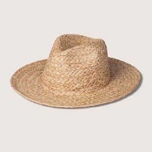 Will + Bear River Sand Raffia Straw Hat | Wide Brim Sun Hat